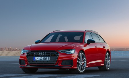 2020 Audi S6 Avant TDI (Color: Tango Red) Front Three-Quarter Wallpapers 450x275 (32)