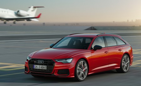 2020 Audi S6 Avant TDI (Color: Tango Red) Front Three-Quarter Wallpapers 450x275 (24)