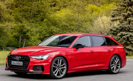 2020 Audi S6 Avant TDI (Color: Tango Red) Front Three-Quarter Wallpapers 450x275 (11)