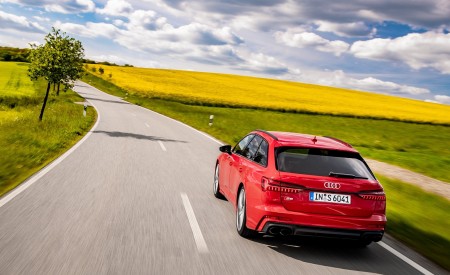 2020 Audi S6 Avant TDI (Color: Tango Red) Rear Wallpapers  450x275 (9)