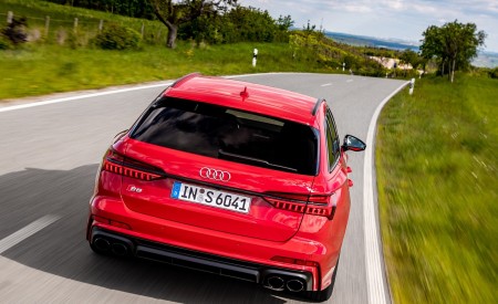 2020 Audi S6 Avant TDI (Color: Tango Red) Rear Wallpapers 450x275 (10)