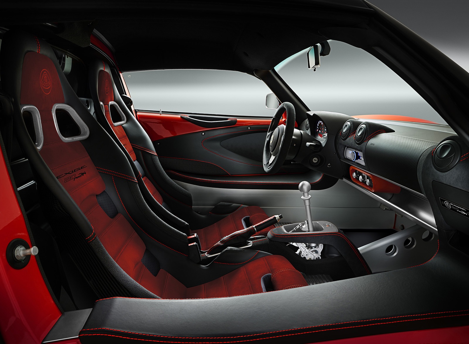 2020 Lotus Exige Sport 410 20th Anniversary (Color: Calypso Red) Interior Wallpapers (7)