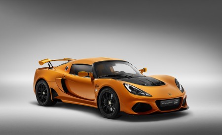 2020 Lotus Exige Sport 410 20th Anniversary (Color: Chrome Orange) Front Three-Quarter Wallpapers 450x275 (8)