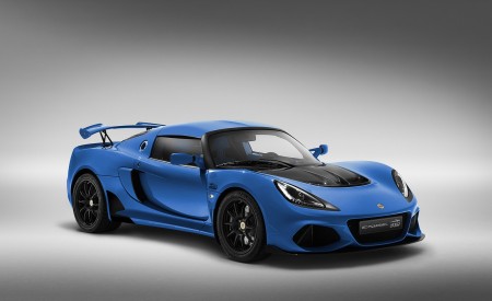 2020 Lotus Exige Sport 410 20th Anniversary (Color: Laser Blue) Front Three-Quarter Wallpapers 450x275 (12)