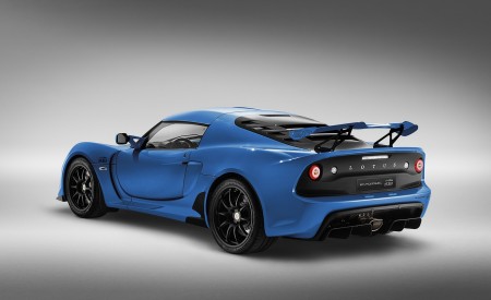 2020 Lotus Exige Sport 410 20th Anniversary (Color: Laser Blue) Rear Three-Quarter Wallpapers 450x275 (13)