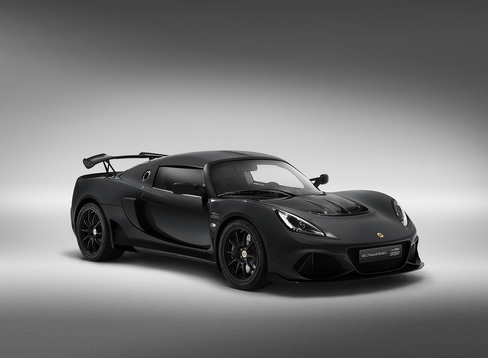 2020 Lotus Exige Sport 410 20th Anniversary (Color: Motorsport Black) Front Three-Quarter Wallpapers (3)