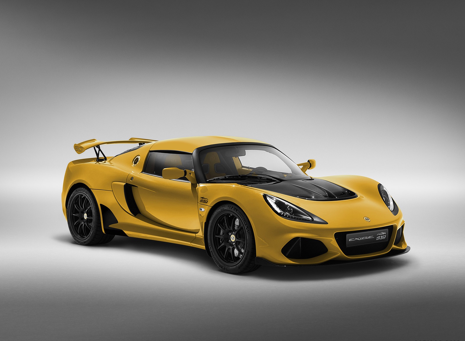 2020 Lotus Exige Sport 410 20th Anniversary (Color: Saffron Yellow) Front Three-Quarter Wallpapers (1)