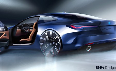 2021 BMW 4 Series Coupe Design Sketch Wallpapers 450x275 (73)