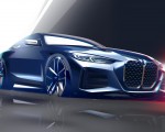 2021 BMW 4 Series Coupe Design Sketch Wallpapers 150x120