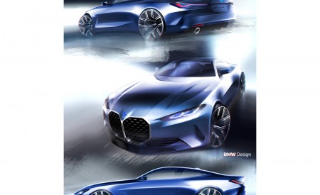 2021 BMW 4 Series Coupe Design Sketch Wallpapers 450x275 (70)