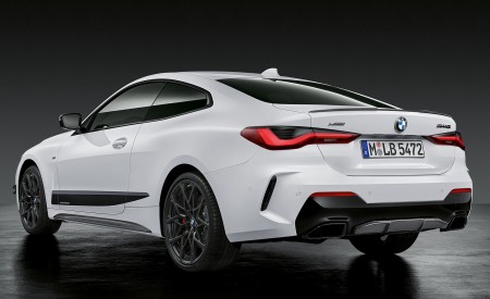 2021 BMW 4 Series Coupe M Performance Parts Rear Three-Quarter Wallpapers 450x275 (51)
