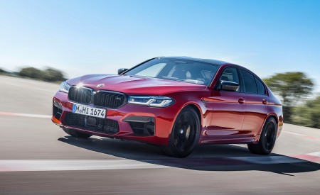 2021 BMW M5 Competition Front Three-Quarter Wallpapers 450x275 (2)