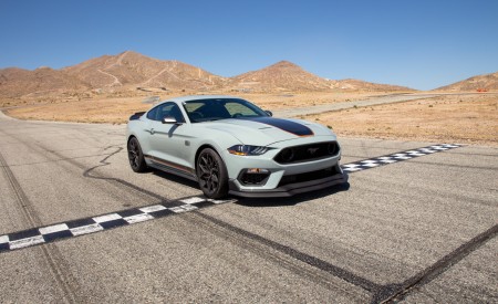 2021 Ford Mustang Mach 1 (Color: Fighter Jet Gray) Front Three-Quarter Wallpapers 450x275 (8)