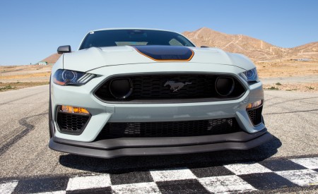 2021 Ford Mustang Mach 1 (Color: Fighter Jet Gray) Front Wallpapers 450x275 (2)