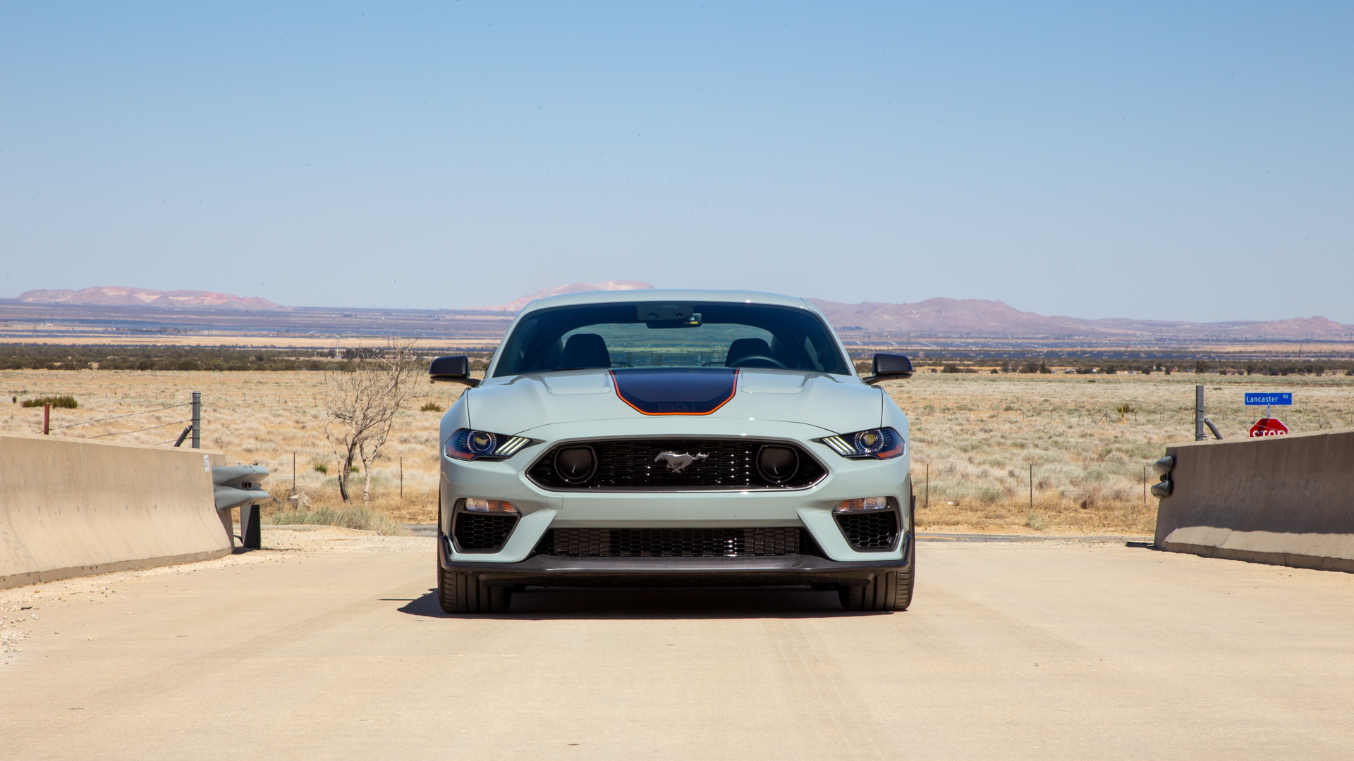 2021 Ford Mustang Mach 1 (Color: Fighter Jet Gray) Front Wallpapers (11)
