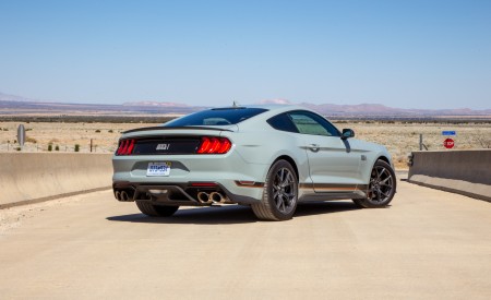 2021 Ford Mustang Mach 1 (Color: Fighter Jet Gray) Rear Three-Quarter Wallpapers 450x275 (12)