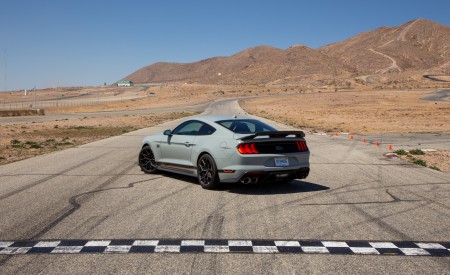 2021 Ford Mustang Mach 1 (Color: Fighter Jet Gray) Rear Three-Quarter Wallpapers 450x275 (9)