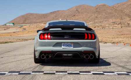 2021 Ford Mustang Mach 1 (Color: Fighter Jet Gray) Rear Wallpapers 450x275 (5)