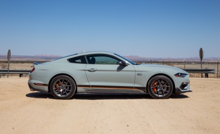2021 Ford Mustang Mach 1 (Color: Fighter Jet Gray) Side Wallpapers 450x275 (14)