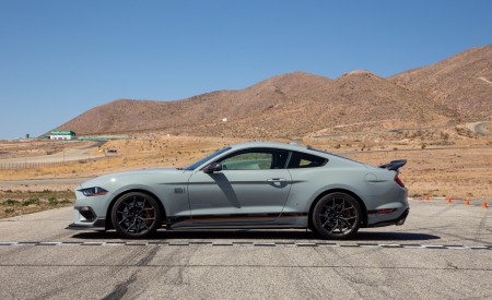 2021 Ford Mustang Mach 1 (Color: Fighter Jet Gray) Side Wallpapers 450x275 (7)