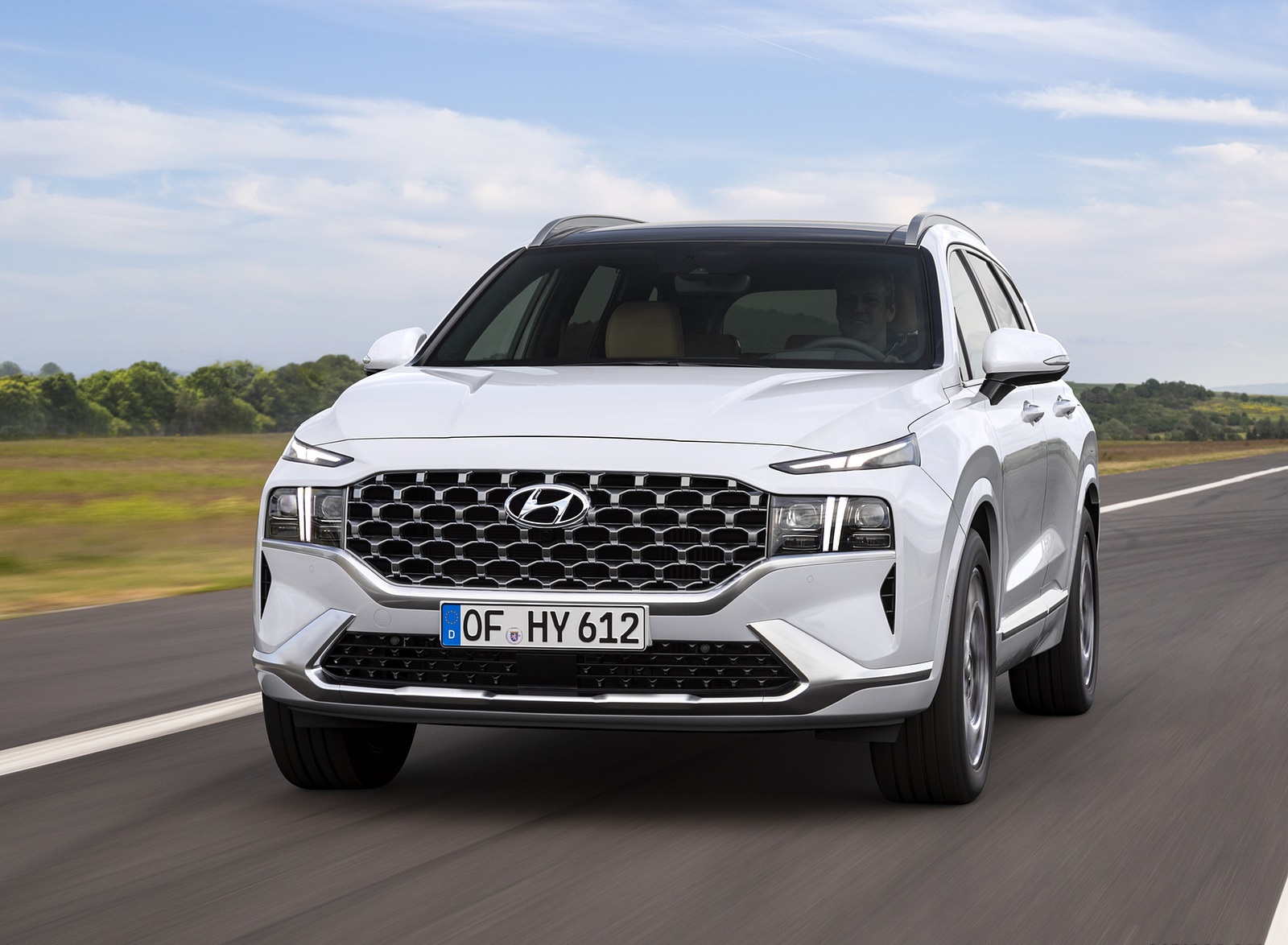 2021 Hyundai Santa Fe Front Wallpapers (4)