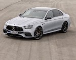 2021 Mercedes-AMG E 63 S (Color: Hightech Silver Metallic) Front Three-Quarter Wallpapers 150x120