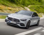 2021 Mercedes-AMG E 63 S (Color: Hightech Silver Metallic) Front Three-Quarter Wallpapers 150x120