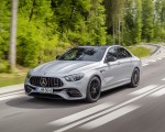 2021 Mercedes-AMG E 63 S (Color: Hightech Silver Metallic) Front Three-Quarter Wallpapers 150x120