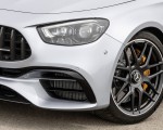 2021 Mercedes-AMG E 63 S (Color: Hightech Silver Metallic) Headlight Wallpapers 150x120