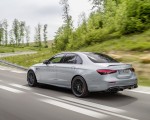 2021 Mercedes-AMG E 63 S (Color: Hightech Silver Metallic) Rear Three-Quarter Wallpapers 150x120