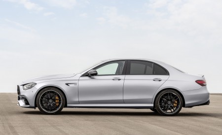 2021 Mercedes-AMG E 63 S (Color: Hightech Silver Metallic) Side Wallpapers 450x275 (90)