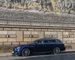 2021 Mercedes-AMG E 63 S Estate 4MATIC+ (Color: Designo Magno Brilliant Blue) Front Three-Quarter Wallpapers 150x120