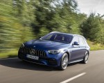 2021 Mercedes-AMG E 63 S Estate 4MATIC+ (Color: Designo Magno Brilliant Blue) Front Three-Quarter Wallpapers 150x120