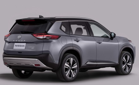 2021 Nissan Rogue Platinum AWD Rear Three-Quarter Wallpapers 450x275 (53)