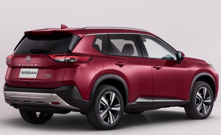 2021 Nissan Rogue Platinum AWD Rear Three-Quarter Wallpapers 450x275 (38)