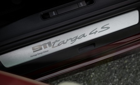 2021 Porsche 911 Targa 4S Heritage Design Edition (Color: Cherry Metallic) Door Sill Wallpapers 450x275 (57)
