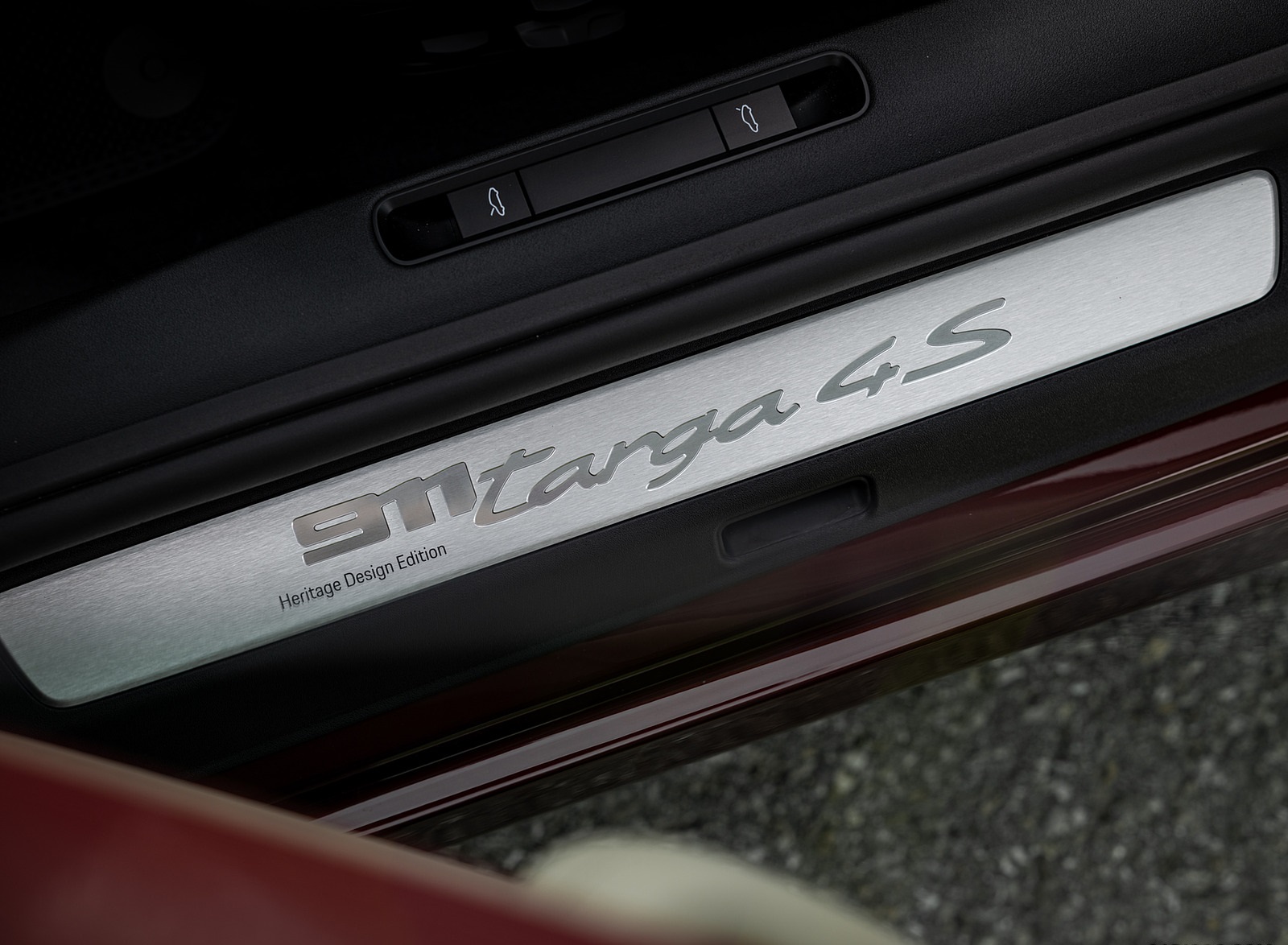 2021 Porsche 911 Targa 4S Heritage Design Edition (Color: Cherry Metallic) Door Sill Wallpapers #57 of 82