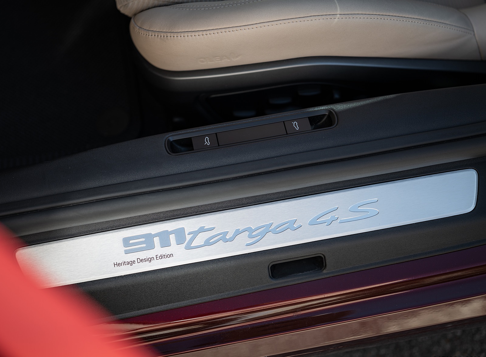 2021 Porsche 911 Targa 4S Heritage Design Edition (Color: Cherry Metallic) Door Sill Wallpapers #58 of 82