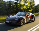 2021 Porsche 911 Targa 4S Heritage Design Edition (Color: Cherry Metallic) Front Three-Quarter Wallpapers 150x120 (10)