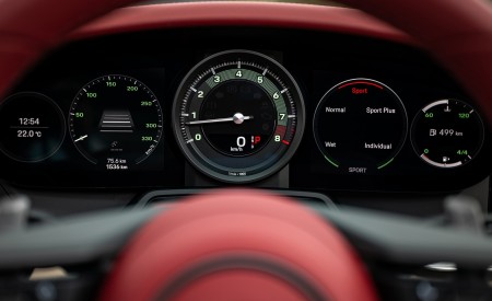 2021 Porsche 911 Targa 4S Heritage Design Edition (Color: Cherry Metallic) Instrument Cluster Wallpapers 450x275 (62)