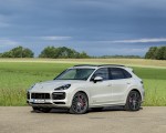 2021 Porsche Cayenne GTS (Color: Sechura Beige Metallic) Front Three-Quarter Wallpapers 150x120