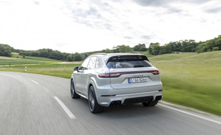 2021 Porsche Cayenne GTS (Color: Sechura Beige Metallic) Rear Wallpapers 450x275 (41)