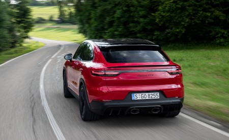 2021 Porsche Cayenne GTS Coupe (Color: Carmine Red) Rear Wallpapers 450x275 (11)