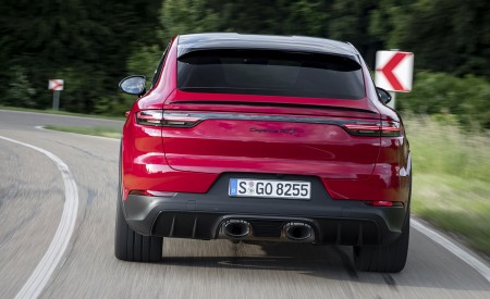 2021 Porsche Cayenne GTS Coupe (Color: Carmine Red) Rear Wallpapers 450x275 (13)