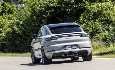 2021 Porsche Cayenne GTS Coupe (Color: Crayon) Rear Wallpapers 450x275 (73)