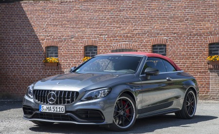 2019 Mercedes-AMG C 63 S Cabrio Front Three-Quarter Wallpapers 450x275 (37)