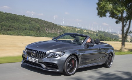 2019 Mercedes-AMG C 63 S Cabrio Front Three-Quarter Wallpapers 450x275 (13)