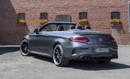 2019 Mercedes-AMG C 63 S Cabrio Rear Three-Quarter Wallpapers 450x275 (42)