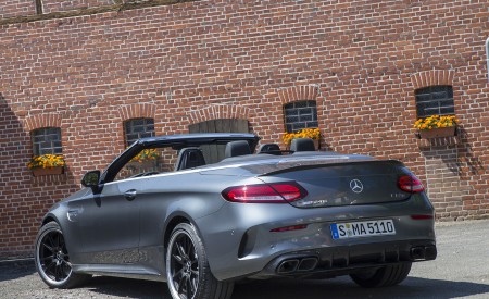 2019 Mercedes-AMG C 63 S Cabrio Rear Three-Quarter Wallpapers  450x275 (43)