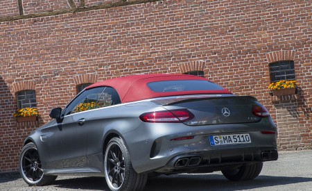2019 Mercedes-AMG C 63 S Cabrio Rear Three-Quarter Wallpapers 450x275 (44)